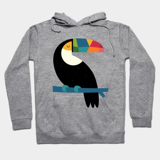 Rainbow Toucan Hoodie by AndyWestface